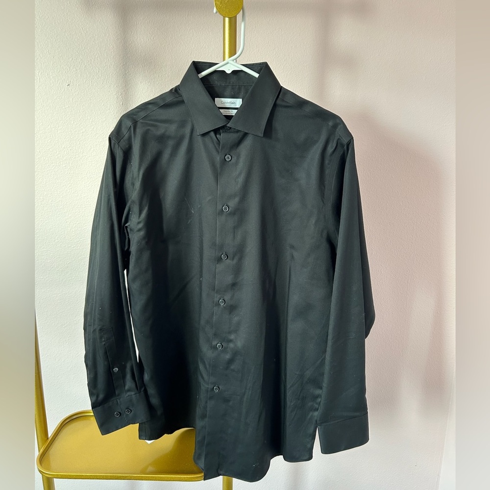 Calvin Klein regular fit steel grey men’s shirt